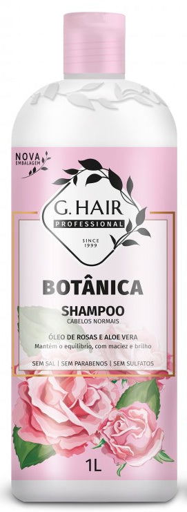 G.HAIR Botanica Rose Oil & Aloe Vera Shampoo for Mixed Hair (300ml/10.1oz)