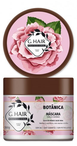 G.HAIR Botanica Rose Oil & Aloe Vera Mask for Mixed Hair (500g/17.6oz)